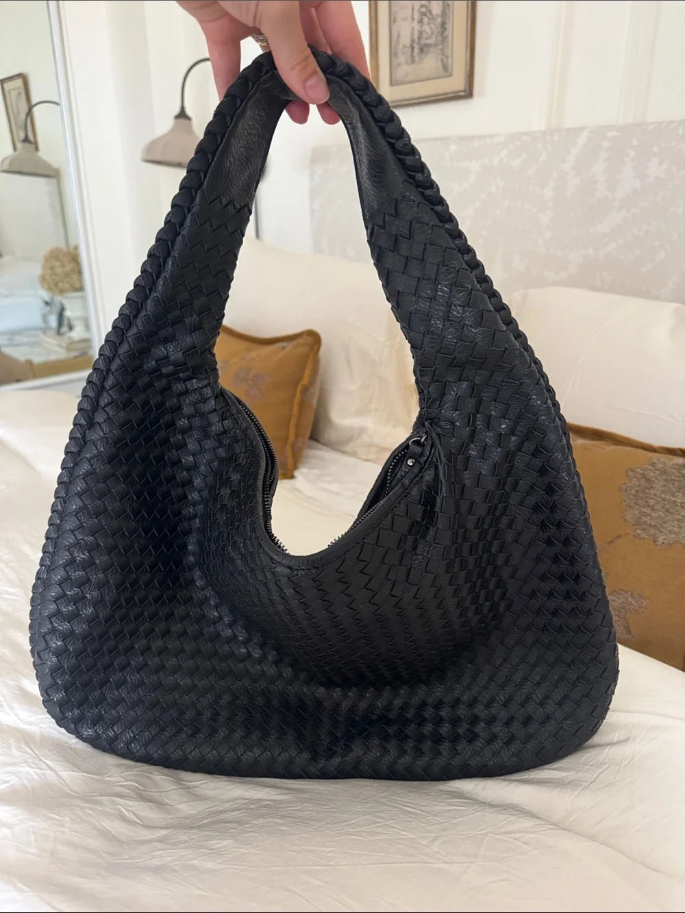 Black Woven Bag